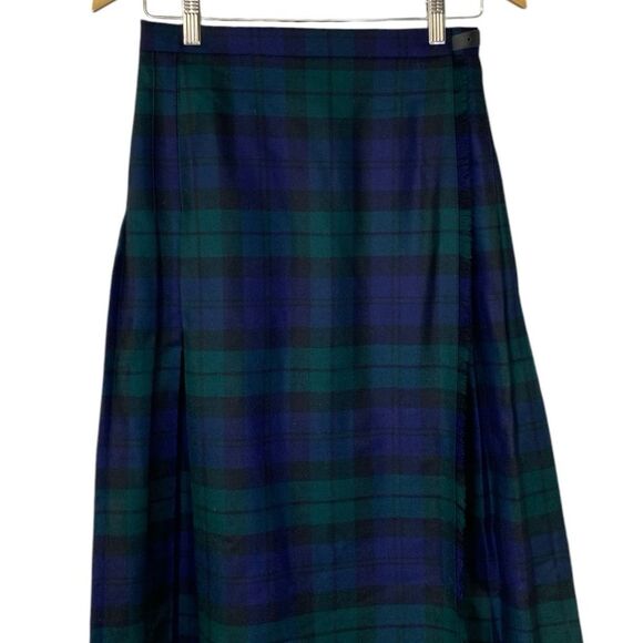 Vintage Murray Brothers Tartan Plaid Wool Kilt Wrap Scottish Skirt Size 12 - Picture 10 of 16